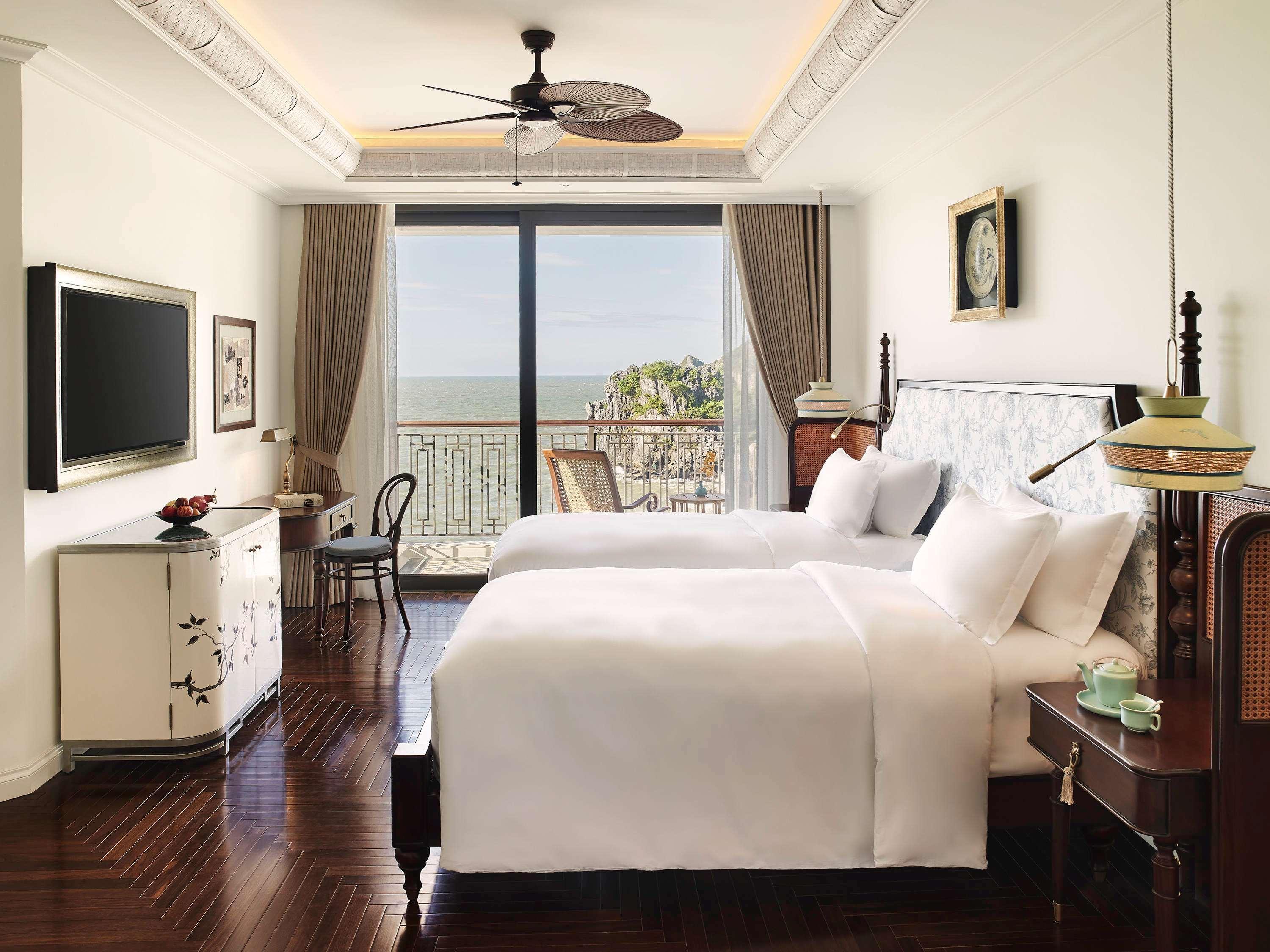 โรงแรมแปร์ล โดริย็อง กัตบา - เอ็มแกลเลอรี Chan Chau ภายนอก รูปภาพ Deluxe Ocean View Room