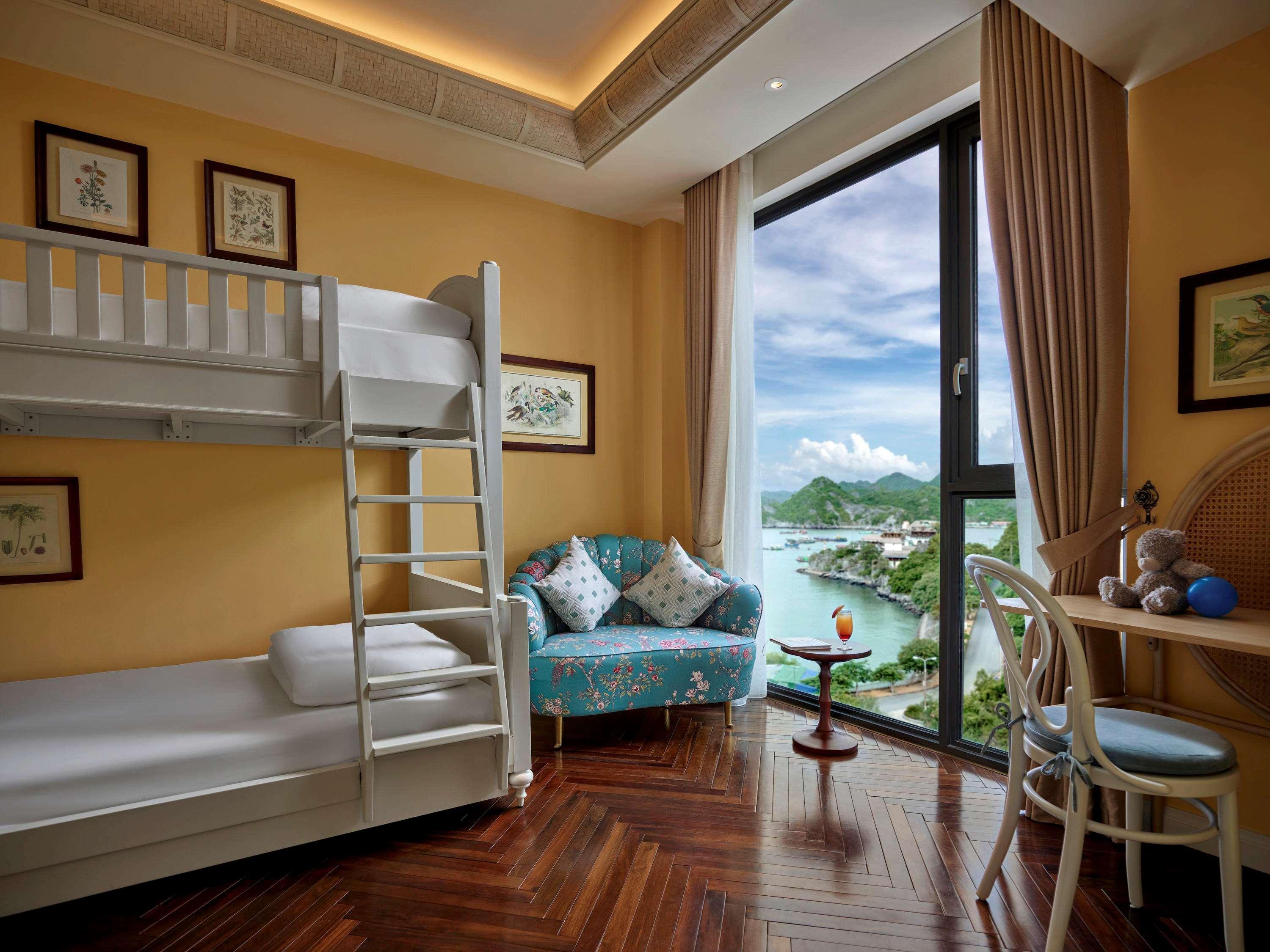 โรงแรมแปร์ล โดริย็อง กัตบา - เอ็มแกลเลอรี Chan Chau ภายนอก รูปภาพ A bedroom at The Repulse Bay