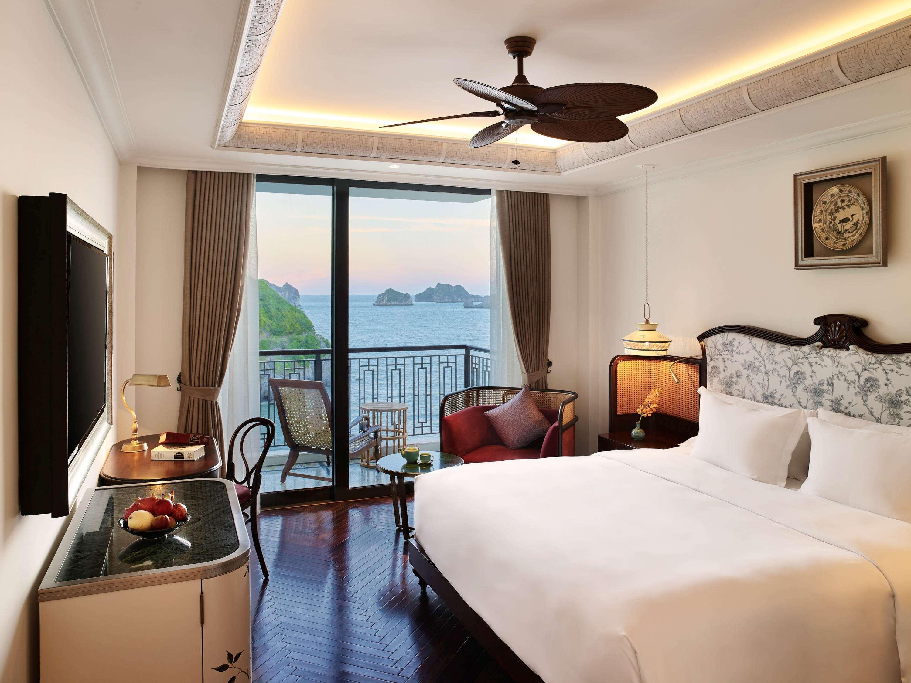 โรงแรมแปร์ล โดริย็อง กัตบา - เอ็มแกลเลอรี Chan Chau ภายนอก รูปภาพ Deluxe Ocean View Room